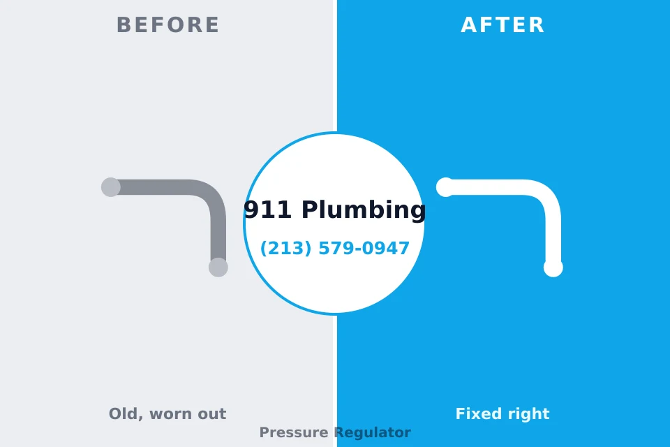 Before and after: plumbing repair Moose Wilson Road, WY